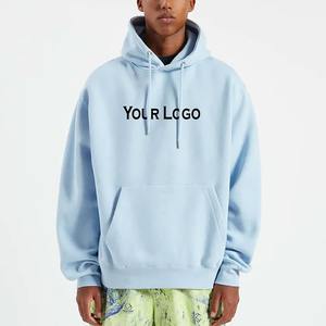 Pull à capuche écologique en molleton de coton personnalisé Streetwear lourd Sweat à capuche à coupe ample Sweats à capuche surdimensionnés épais de luxe - Product Image 5