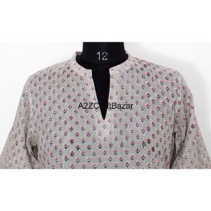 Maxi vestido de algodón estampado a mano de alta calidad para mujeres indias precio al por mayor ceñido al cuerpo sin mangas ropa informal larga - Product Image 3