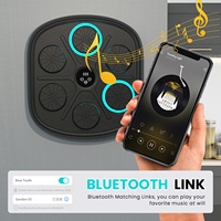 Machine de boxe musicale pour adultes, murale, avec gants, en PP/ABS/PU, modèle MBT-03, machine d'entraînement à domicile, fabriquée en Chine