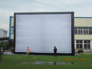 Écran gonflable géant personnalisé pour cinéma en plein air / Équipement de cinéma gonflable / Écrans gonflables publicitaires - Product Image 4