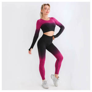 ชุดโยคะฟิตเนสคุณภาพดีที่สุด ผลิตในปากีสถาน ดีไซน์ใหม่ ชุดออกกำลังกายสำหรับผู้หญิง ทำจากวัสดุที่ดีที่สุด ระบายอากาศได้ดี - Product Image 3