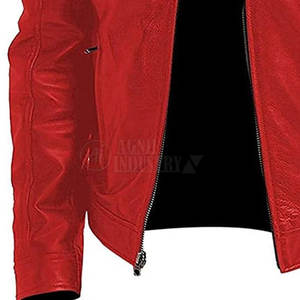 Chaqueta de Cuero para Hombre, Fabricada Profesionalmente, Transpirable, Cómoda, con Cuello Alto, Informal, para Uso Diario, Moda, Invierno - Product Image 5