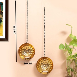 Support de lampe à thé suspendu décoratif pour la maison et le bureau en métal de haute qualité pour un approvisionnement en vrac Article magnifiquement fabriqué à la main - Product Image 3