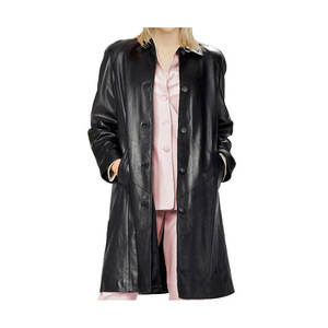 Blazer en cuir pour femme 2022, haute qualité, coupe-vent en peau de mouton - Product Image 5