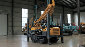 Perforadora de Pozos de Agua Tipo Crawler, Profundidad Máxima 180m, Máquina Perforadora Hidráulica a Diésel para Minería y Construcción - Product Image 2