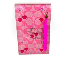 Vente chaude Cherry Bow Caractère Carreaux De Cils Logo Personnalisé Carreaux De Cils En Acrylique Durable Avec Aimants Pour Pince À Épiler - Product Image 3