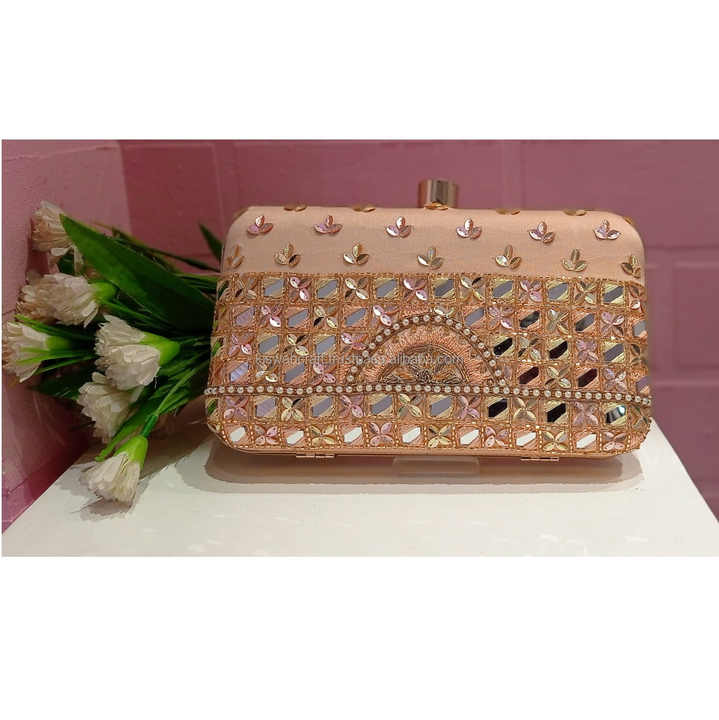 Resin Clutch Luxury Design Handmade Bags Royal Designer Clutch Handmade Luxury Indian Resin Clutch Bags Use for Weddings & Party