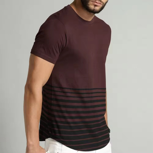 T-shirts d'été à manches courtes pour hommes, écologiques, à séchage rapide, vente en gros, best-seller, décontractés, unis, couleur unie, col rond, style streetwear - Product Image 2