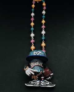 Pendentif personnalisé avec logo, design 3D, torche, serti de pierres, bijoux hip-hop, chaîne en moissanite personnalisée - Product Image 1