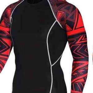 ชุดยูนิฟอร์มแรชการ์ดสำหรับศิลปะการต่อสู้แบบสั่งทำพร้อมโลโก้  สำหรับทุกเพศ  แบบพิมพ์ลายซับลิเมชั่น  ชุดกีฬาแรชการ์ด - Product Image 4