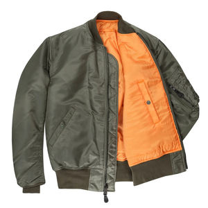 High Quality Custom Men's <b>Canvas</b> <b>Waterproof</b> Stand Collar Bomber Jacket Winter CE ISO Approved - Product Image 6