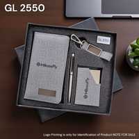 Ensemble de cadeaux d'affaires promotionnels, carnet, stylo, porte-clés, porte-cartes, logo personnalisé, cadeaux d'entreprise