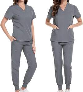 ชุดยูนิฟอร์มพยาบาลแขนสั้นสำหรับร้านเสริมสวยและโรงพยาบาล - Product Image 6