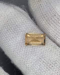 Turmalina de Melocotón Natural, Forma Octogonal, Color Champán. - Product Image 4