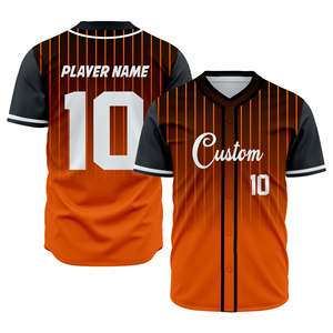 Maillot de baseball pour homme - Doux, respirant, 100% polyester, évacuation de l'humidité et séchage rapide, grande taille pour les jeux en plein air, les séances d'entraînement - Product Image 1