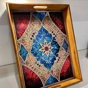 Plateau de service en bois MDF avec revêtement émaillé, design, hôtels et restaurants, articles de cuisine, plateau de table, haute qualité - Product Image 1