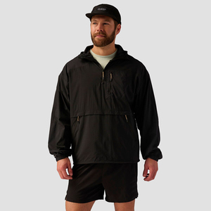 Custom Wholesale <b>Mens</b> Lightweight Waterproof Windbreaker <b>Jacket</b> <b>Pullover</b> Outdoor Sports Hooded Anorak Coat for <b>Men</b> Streetwear - Product Image 1