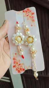 Ensemble combiné Bhaiya Bhabhi Rakhi de qualité supérieure pour Raksha Bandhan ensemble Rakhi festif avec touche moderne élégant Rakhi traditionnel - Product Image 2