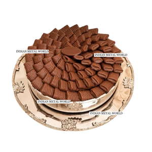 ถ้วยช็อคโกแลตโลหะสีทองดีไซน์มาตรฐานชามเสิร์ฟช็อคโกแลตเครื่องใช้ในโรงแรมสำหรับงานแต่งงาน - Product Image 2