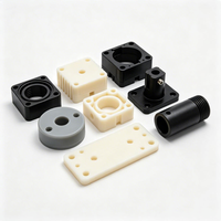 Boîtier en plastique PA personnalisé, accessoires en nylon PA6 PA12, service de prototypage rapide, fabrication, usinage CNC, fraisage