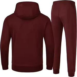 Survêtement streetwear évasé en molleton technique avec impression personnalisée pour homme, dernier modèle, manches longues, broderie, 100% coton respirant - Product Image 3