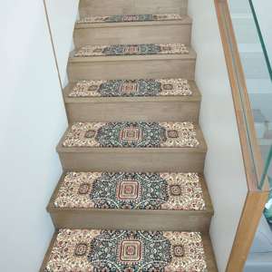 Alfombra Estampada: Alfombra Kilim Step, Alfombra Turca, Alfombra Vintage Step - Product Image 4