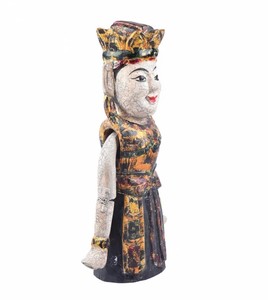 Idées de décoration pour la maison artisanat Style objet cadeau petite qualité Eco taille jacquier bois eau marionnette fée dame - Product Image 3
