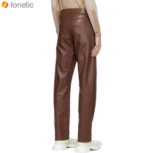 กางเกงหนังลำลองของผู้ชายออกแบบเองได้2022มีซิปกันลมและกันรอยยับ - Product Image 3