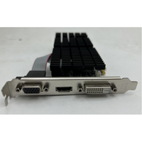 Nouvelle carte graphique de bureau multimédia PCI Express DDR3 1 Go DVI VGA pour ventilateur basse consommation ELSA GeForce GT 710