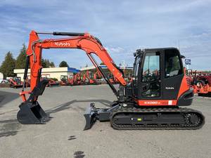 Mini-excavatrice Kubota d'occasion KX057-5 KX057-4 d'origine japonaise, avec système de changement rapide hydraulique, à vendre - Product Image 2