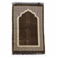 Jaenamaz Tapis pour Sejadah Tapis de prière musulman Tapis de prière islamique en velours Tapis de prière pour enfants Tapis de prière