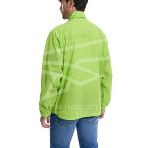 Nueva chaqueta cortavientos de moda de manga larga con diseño personalizado para hombre, chaquetas cortavientos de nuevo estilo para hombre - Product Image 6