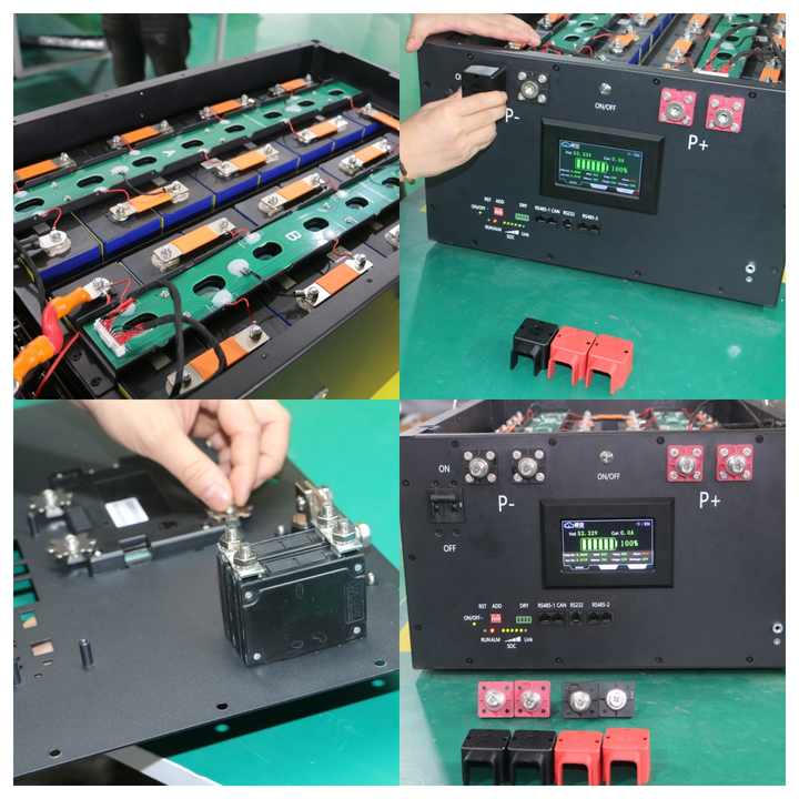 YIXIANG 48V 200A BMS LifePo4 Metal Battery Case - 280Ah/302Ah for Solar ...