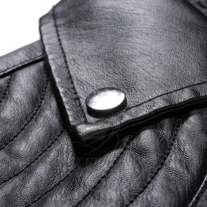 แจ็คเก็ตหนังไซส์ใหญ่ขายส่ง แจ็คเก็ตหนังสำหรับใช้งานกลางแจ้ง แจ็คเก็ตหนังคอตั้ง แจ็คเก็ตหนังฤดูหนาวสำหรับผู้ชาย - Product Image 4