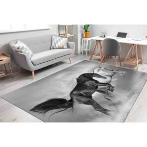 Alfombra Personalizada con Estampado - Boda, Oficina, Regalo, Caballos Corriendo, Amante de los Caballos, Alfombra Delgada No Tejida - Product Image 4