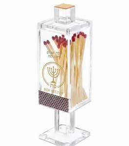 Boîte à chabatons en acrylique élégante et moderne, support d'angle autoportant, style classique et moderne, pour bureau et intérieur - Product Image 1