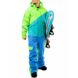 2025 combinaison de ski pour hommes personnalisée haute qualité corps entier vêtements de neige chauds respirant coupe-vent et brillant prix Premium - Product Image 4