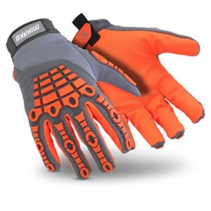 Guantes mecánicos de trabajo para industria automotriz, maquinaria de producción de guantes de agarre Pu - Product Image 1