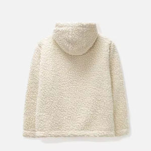 Sweat à capuche d'hiver doublé en sherpa de qualité supérieure, 100% coton, doublure en polaire, broderie personnalisable, 2026 - Product Image 2