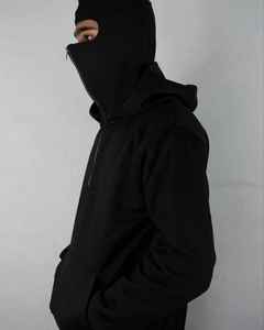Winter High Quality Tracksuit Sports Full <b>Zip</b> up Face Mask Jacket Activewear Custom Streetwear Balaclava Attachments - Product Image 6