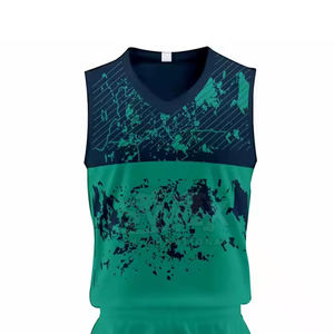 ชุดวอลเลย์บอลผลิตจากโรงงาน ราคาดีที่สุด ชุดกีฬาใหม่ ชุดวอลเลย์บอลผู้ชายสั่งทำพิเศษสำหรับขาย - Product Image 4