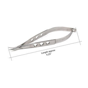Instrumento médico Durable Castroviejo Tijeras corneales Acero inoxidable Herramientas oftálmicas Castroviejo Tijeras corneales - Product Image 2