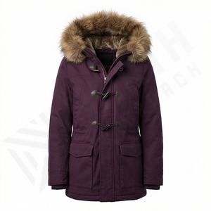 Breathable Cotton Regular Coat <b>Parka</b> Cow Suede Leather Jacket Women Heavy <b>Fur</b> <b>Hooded</b> Plus Size Winter Custom Thermal Outwear - Product Image 1