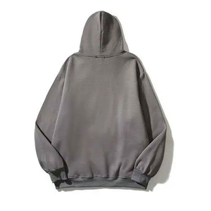 Venta al por mayor Streetwear de alta calidad Hip Hop transpirable pulóver Puff impresión sudaderas con capucha totalmente personalizado diseñado, 100% poliéster - Product Image 3