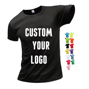 Customised 100% <b>Polyester</b> <b>Tshirts</b> Sublimation T Shirts Plain Custom Printing White Blue Black Blank Quick Men T-Shirt - Product Image 1