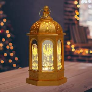 Lanterne vintage du Ramadan en métal durable pour la décoration culturelle, ambiance intérieure chaleureuse, parfait pour les maisons à la recherche d'un éclairage d'ambiance rapide - Product Image 6