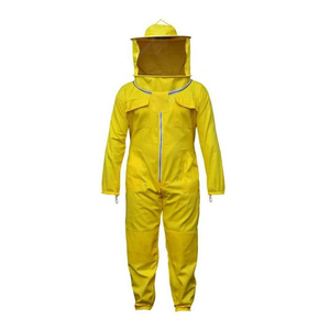 Best Selling Custom Premium Quality White Ventilated <b>Bee</b> <b>Suit</b> for Men and Women with Round Veil Ultra Layers Beekeeping - Product Image 1