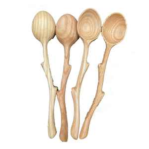 Cucharas de madera hechas a mano de Vietnam, utensilios de cocina ecológicos y sostenibles para cocinar, revolver, servir y exportar a granel - Product Image 4