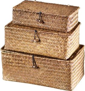 Caja de joyería de mimbre de la mejor calidad, caja de embalaje para collar y pendientes, joyero decorativo de mimbre de lujo al por mayor - Product Image 4