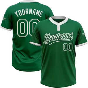 Alta calidad Venta caliente de los hombres jóvenes de béisbol Jersey uniforme al por mayor ropa deportiva impresa en blanco bordado personalizado sublimado - Product Image 3